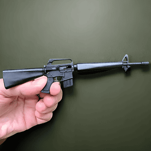 M16 Miniature Rifle Scale 1:6 | Metal Scaled Military Model