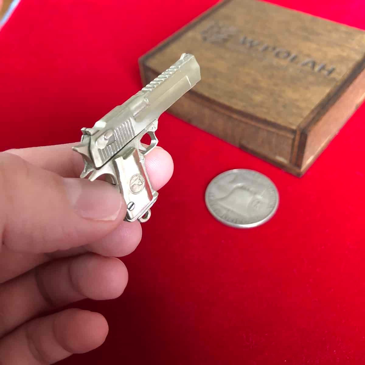 2mm pinfire gun Desert Eagle scale 1/6 | Metal scale model ⁄ W. Polah