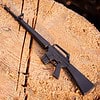 Handmade full metal miniature rifle M16 with moving parts