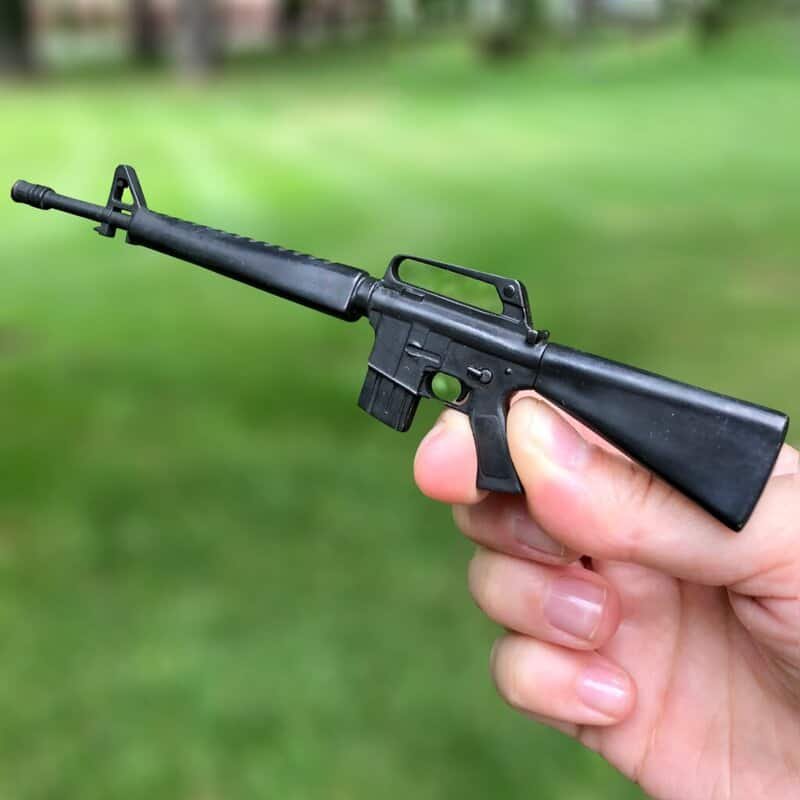 Мініатюрна гвинтівка М16 масштабу 1:6 | Металева масштабна військова модель
