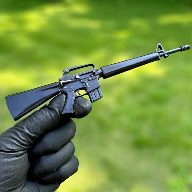 Мініатюрна гвинтівка М16 масштабу 1:6 | Металева масштабна військова модель
