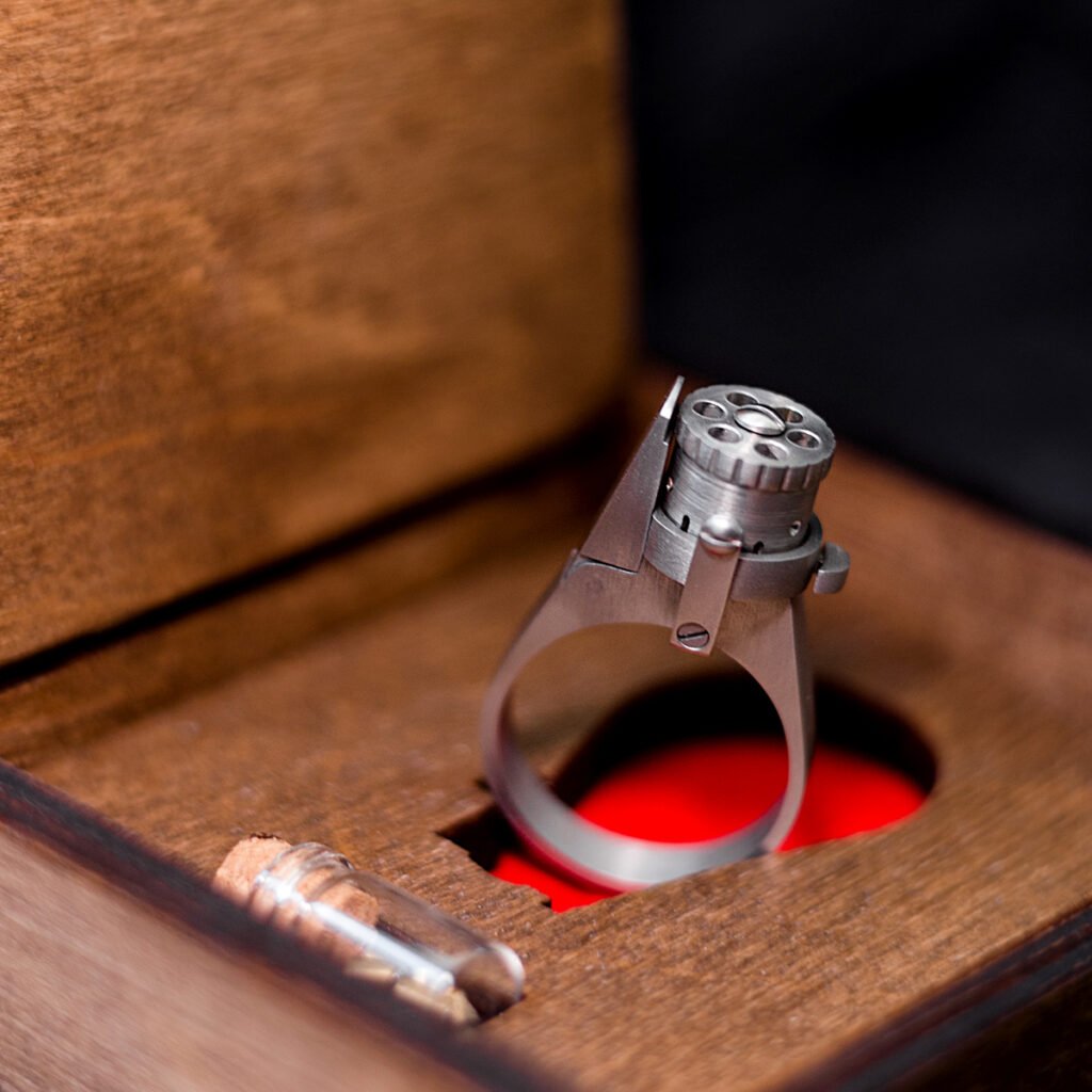 Antique ring gun revolver