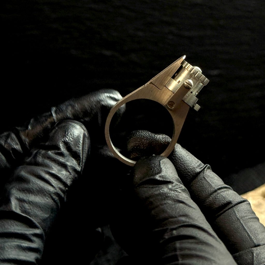 2mm pinfire ring gun firing: Precise mechanical action — W.Polah