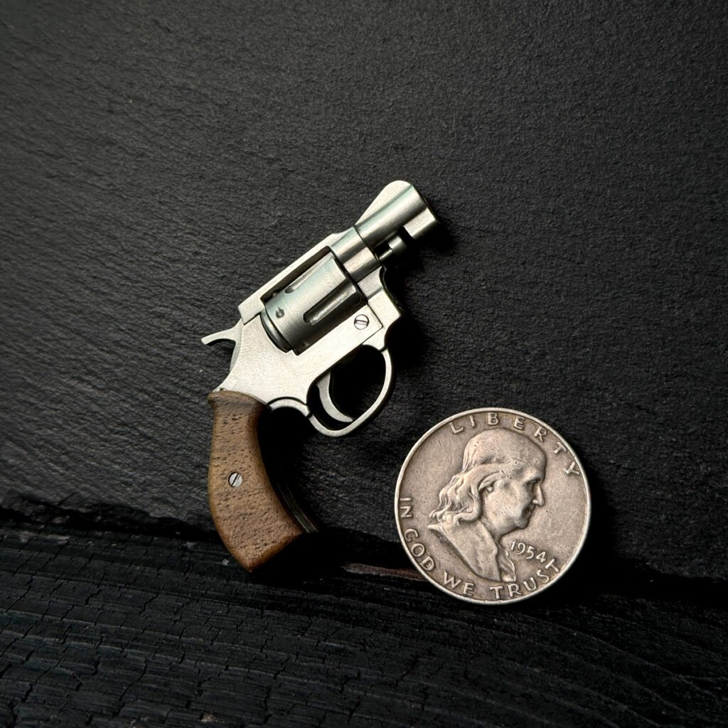 Smith & Wesson Model 12: 1:3 scale pinfire revolver