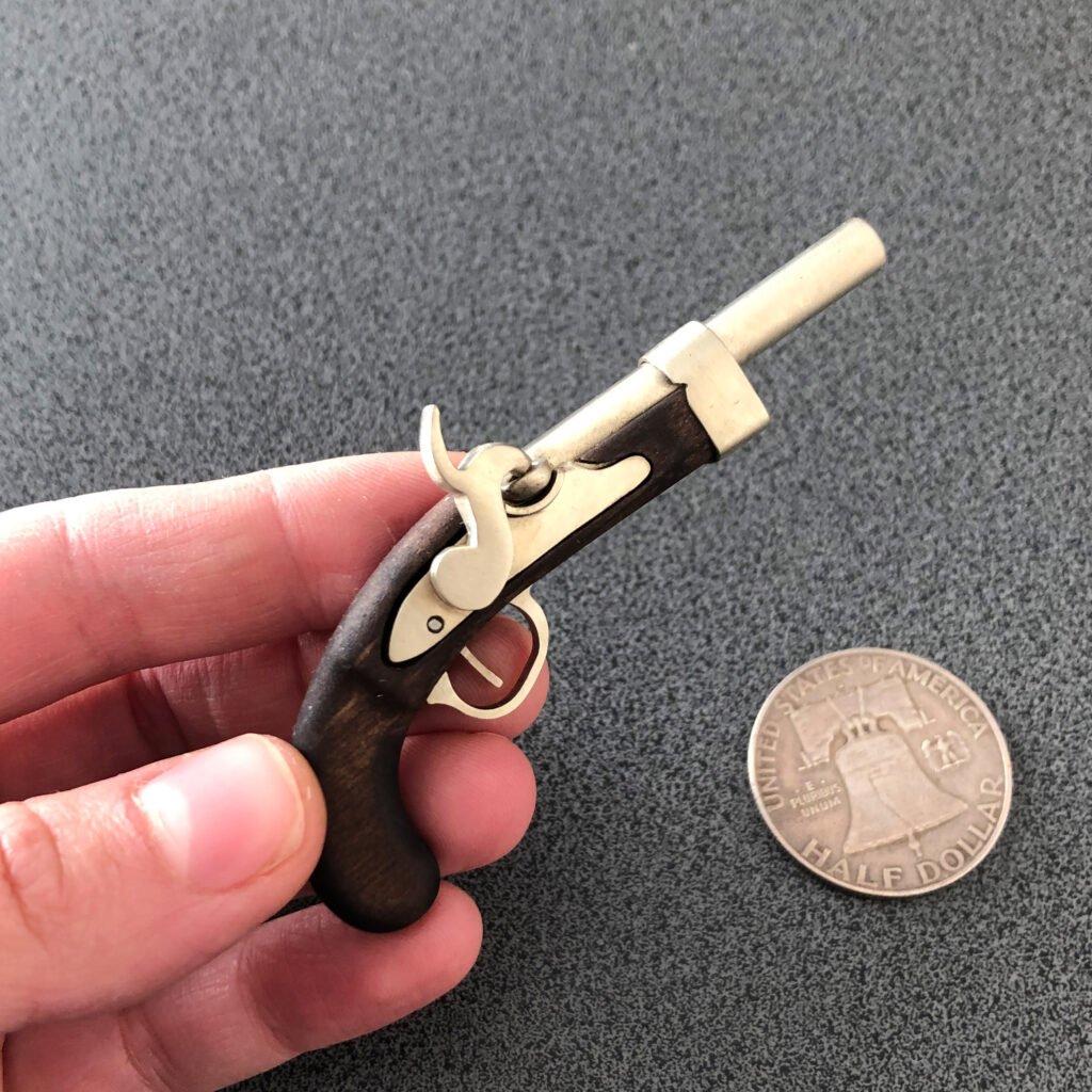 Flintlock 2mm Miniature Pistol