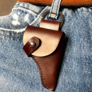 Leather Holster for a Miniature Gun
