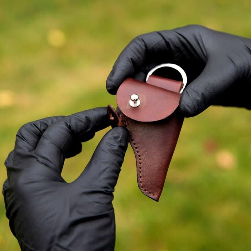 Leather Holster for a Miniature Gun