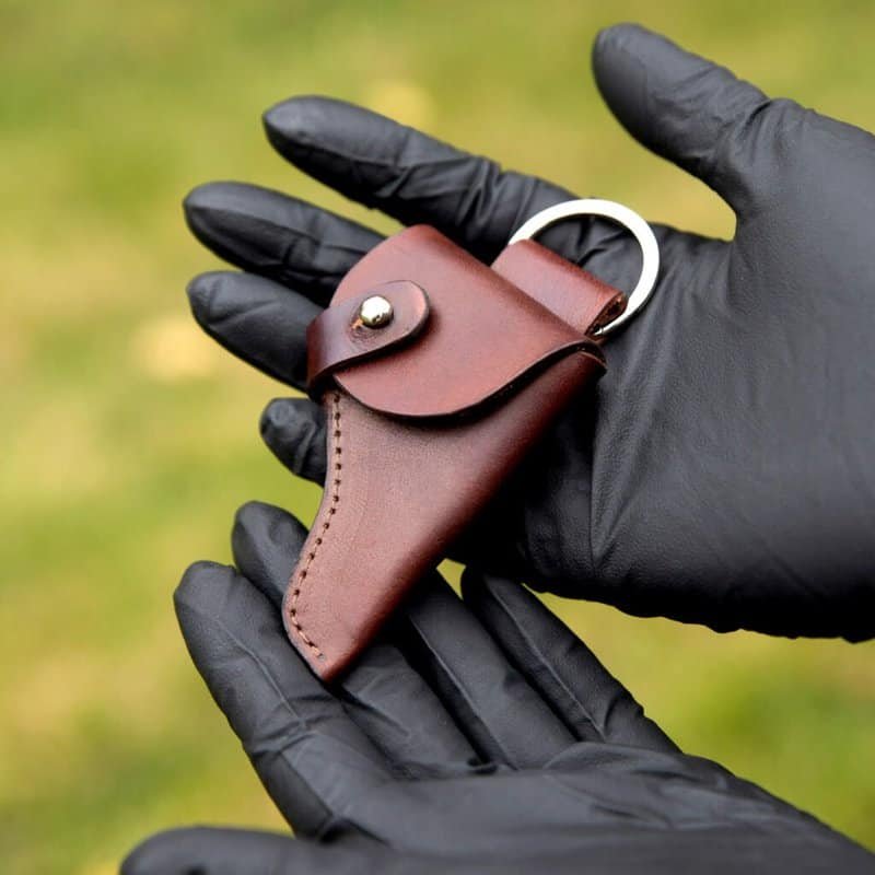Leather Holster for a Miniature Gun