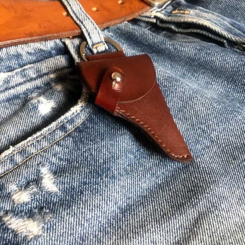 Leather Holster for a Miniature Gun