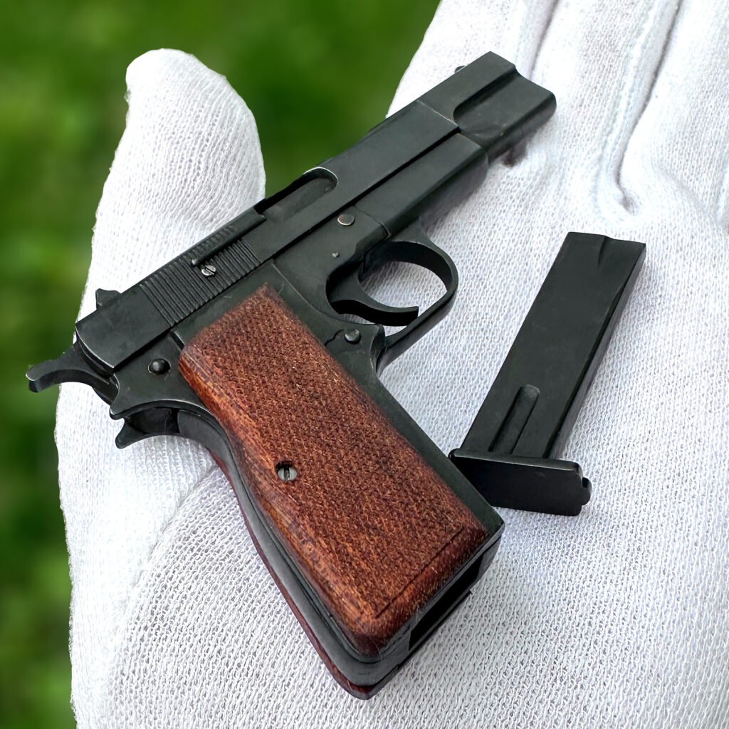 Browning Hi-Power 2mm Slide Gun Scale | 1/3 Metal Scaled Model