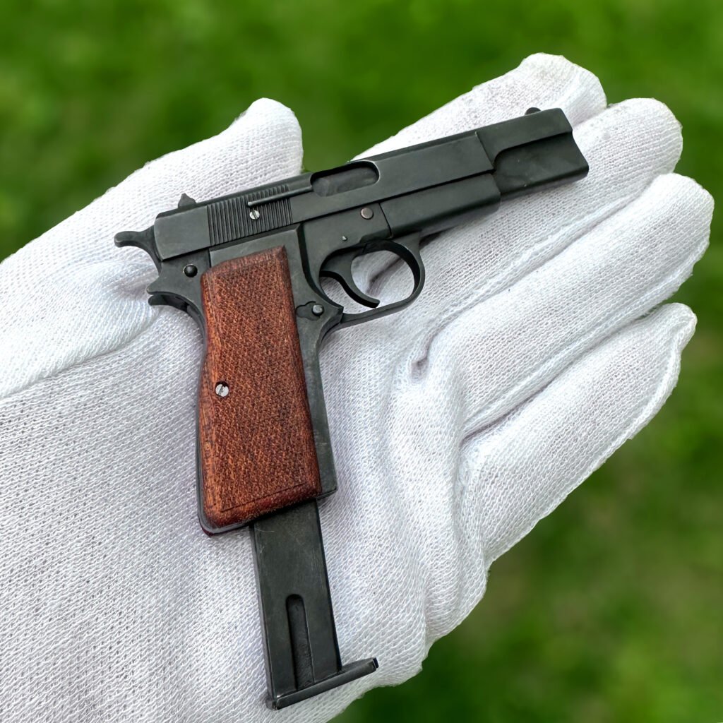Browning Hi-Power 2mm Slide Gun Scale | 1/3 Metal Scaled Model