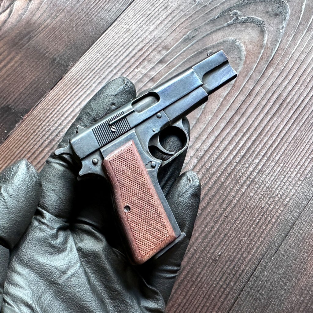 Browning Hi-Power 2mm Slide Gun Scale | 1/3 Metal Scaled Model