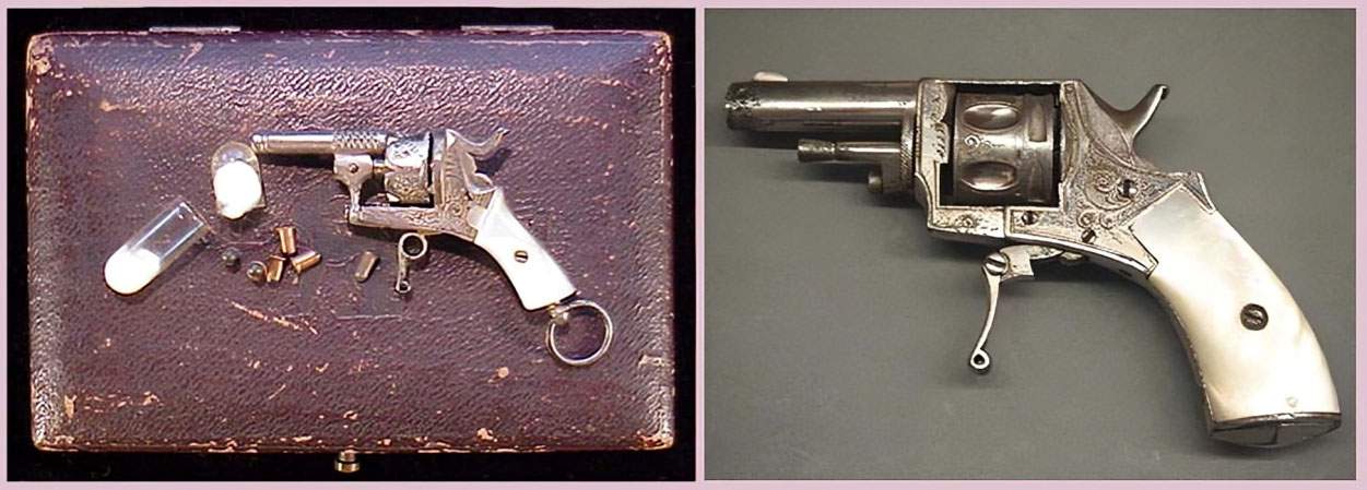Solid Multi Charge Miniature Handguns Antique Revolver