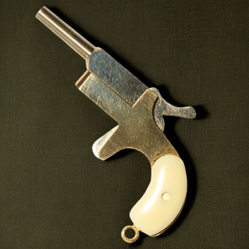 Derringer Golden Shooting Miniature Handgun
