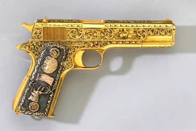 Fidel Castro's Golden Gun Colt 1911