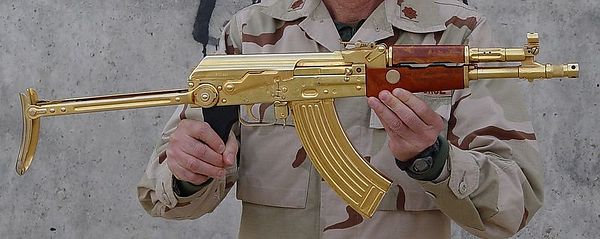 Saddam Hussein's Golden AK-47