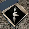 The Jewelry Necklace - Miniature Rifle HK416 in a Branded Box