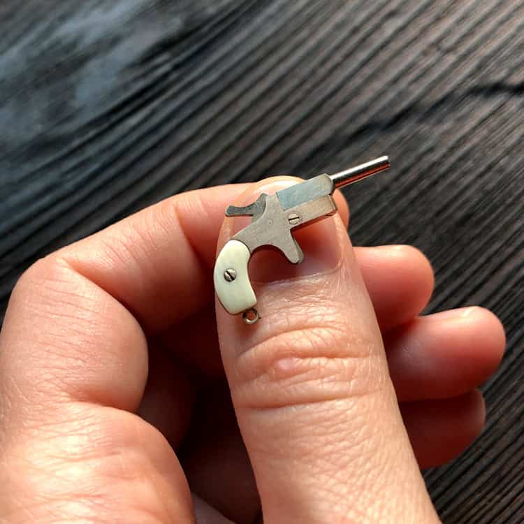 The first model I ever created was a Derringer of 1mm caliber