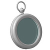 Original Silver Locket Pendant Jewelry — closed without gun