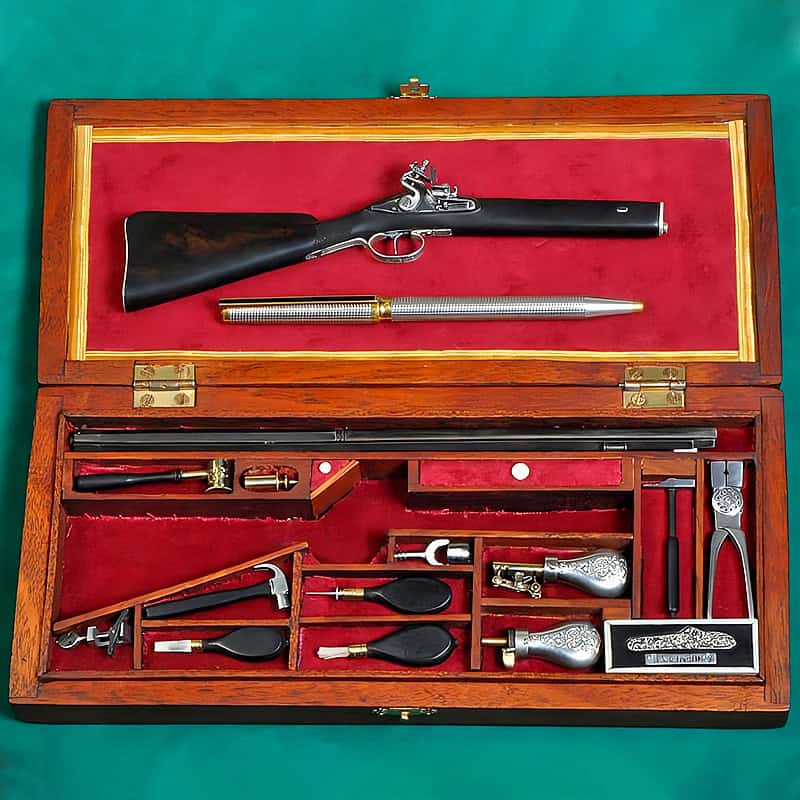 Antonio Rincon Scale Single Barreled Flintlock Hunting Shotgun Set