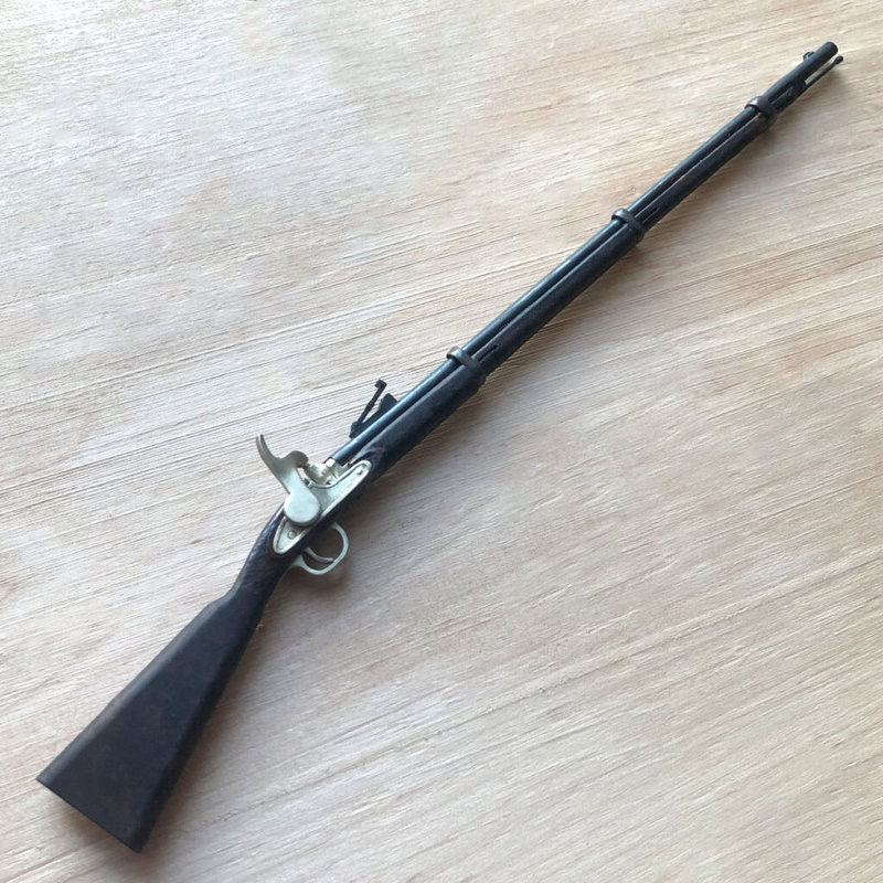 Miniature Model of the British Enfield Pattern 1853 Rifled Musket