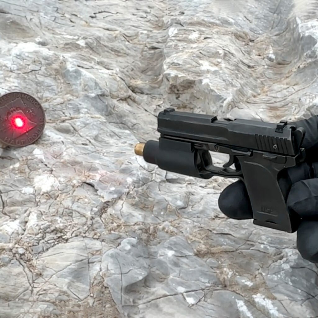 HK USP Pistol With Laser Sight