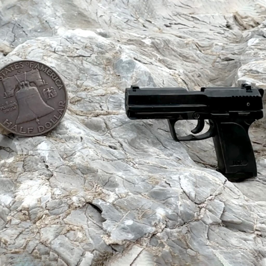 HK USP Pistol With Laser Sight