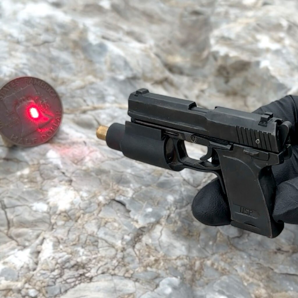 HK USP Pistol With Laser Sight