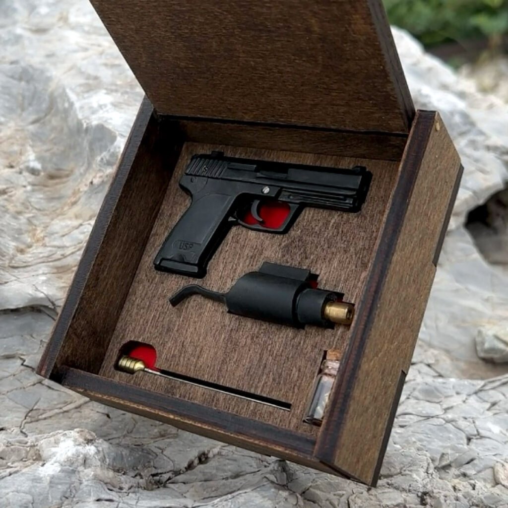 HK USP Pistol With Laser Sight