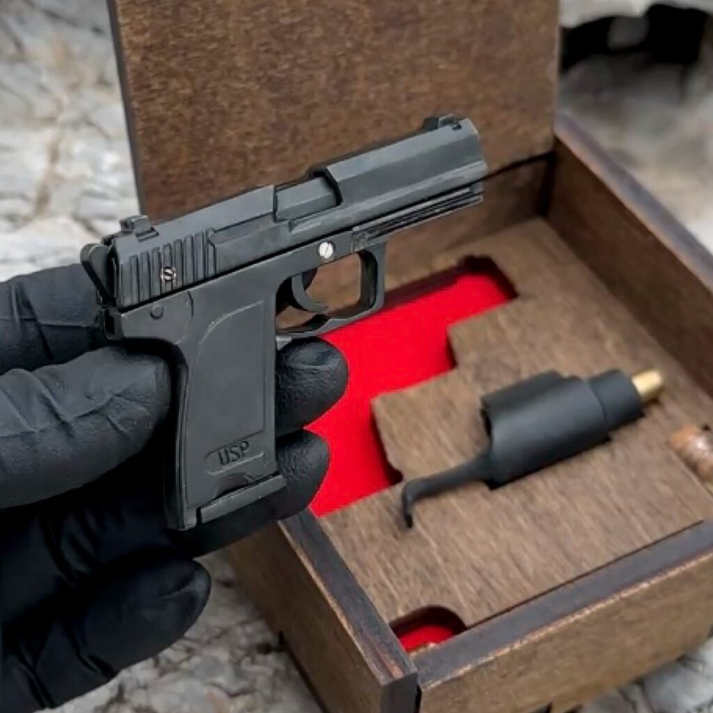 HK USP Pistol With Laser Sight
