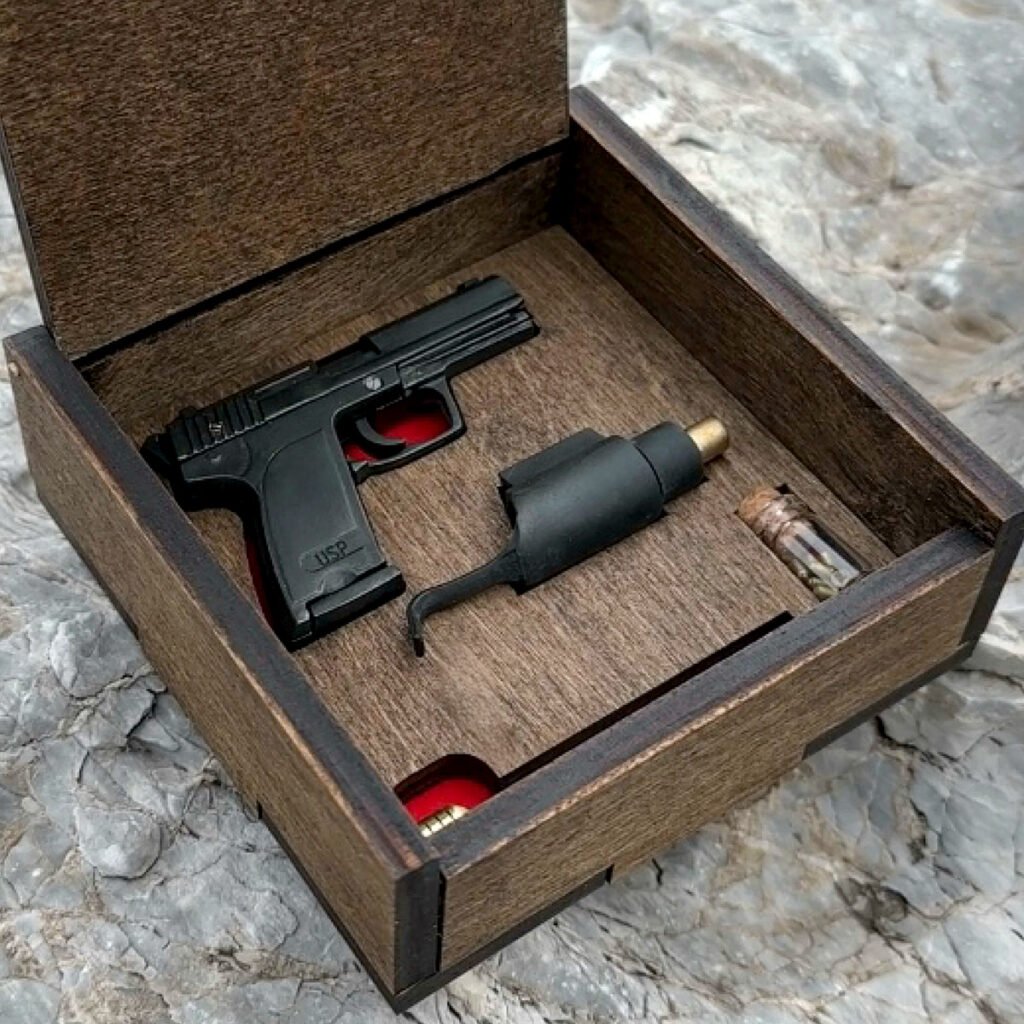 HK USP Pistol With Laser Sight