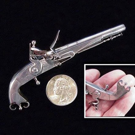 Robert Armstring Miniature Flintlock Pistols