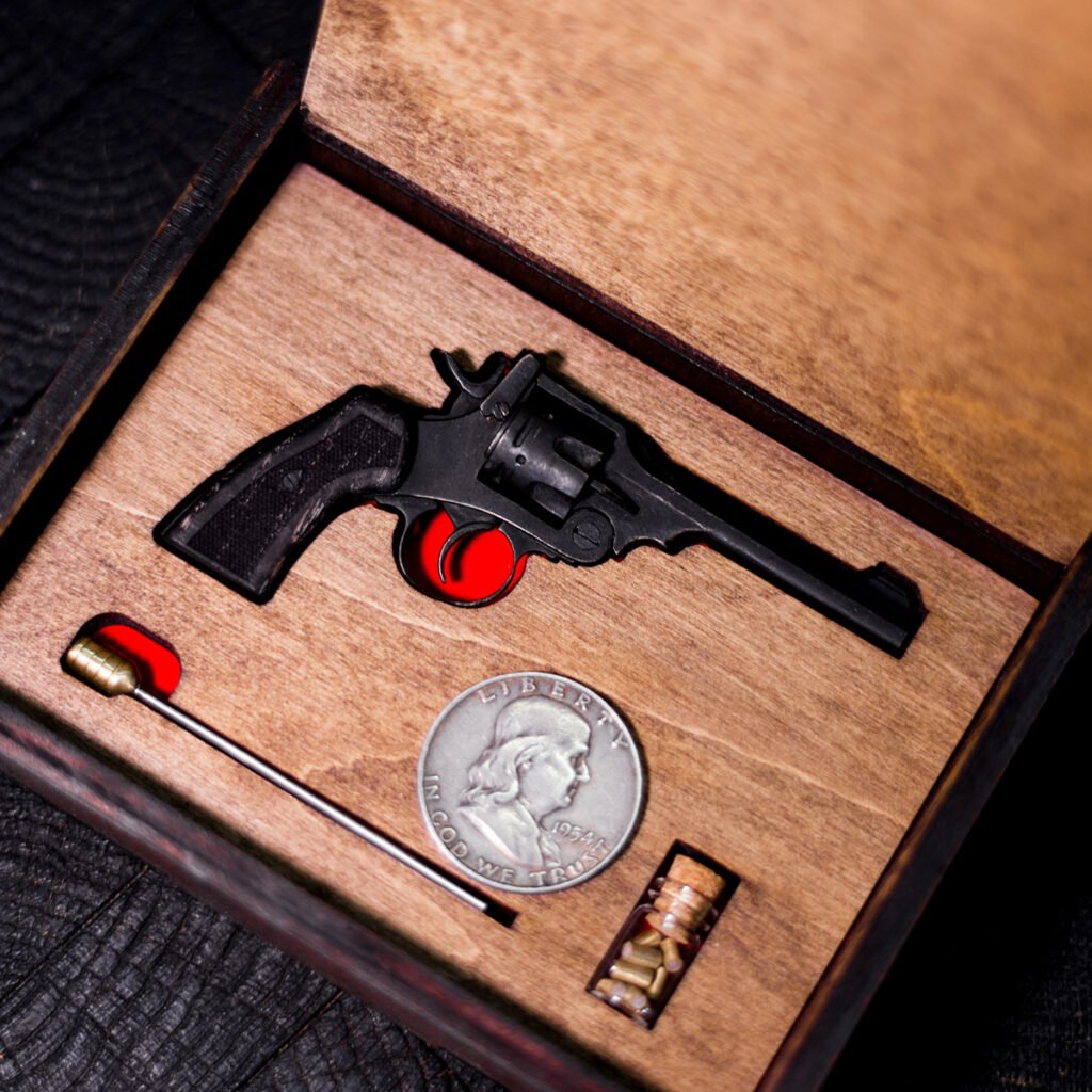Webley Service Revolver: Functional 3mm centerfire miniature