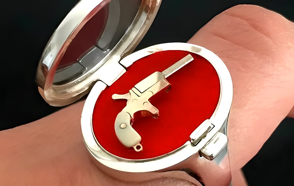 Golden 1mm Derringer in a Ring