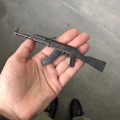 AK-47 Black (scale 1:6) Miniature Rifle