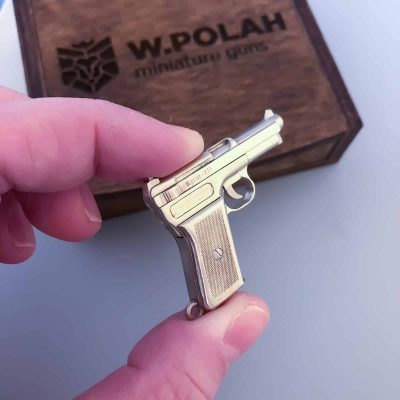 Mauser 7.65 (scale 1:4) Miniature Pistol Keychain
