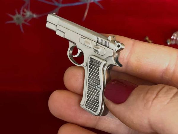 CZ-75 Pinfire Gun (Scale 1:4) Keychain