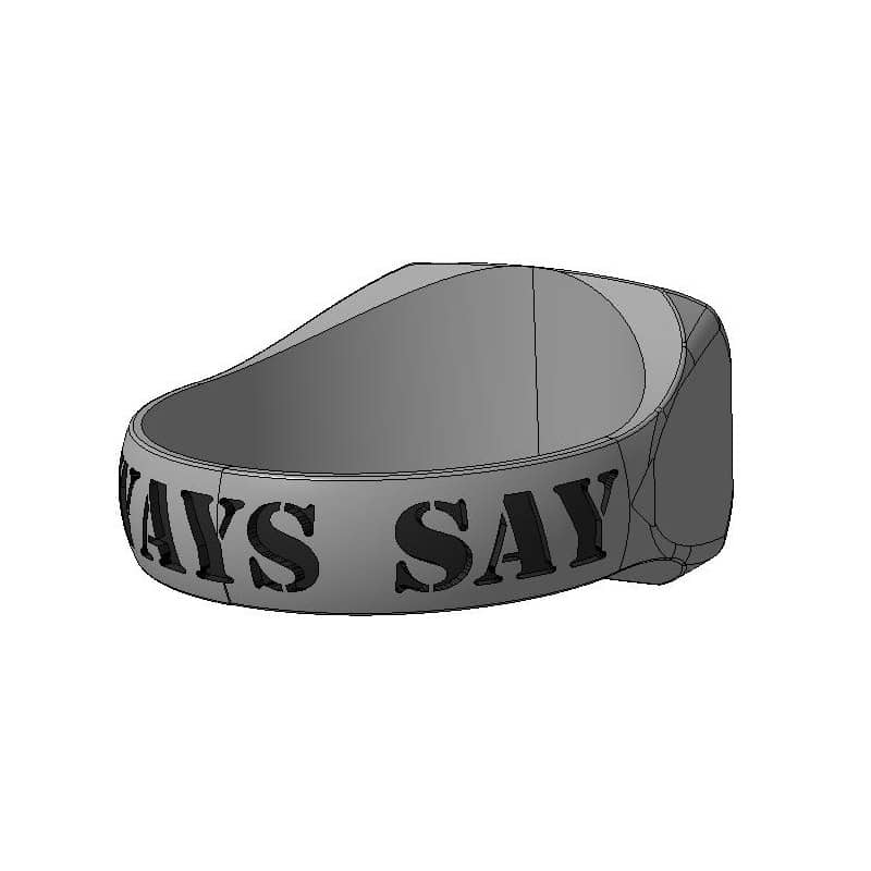 Custom Silver Ring for Men