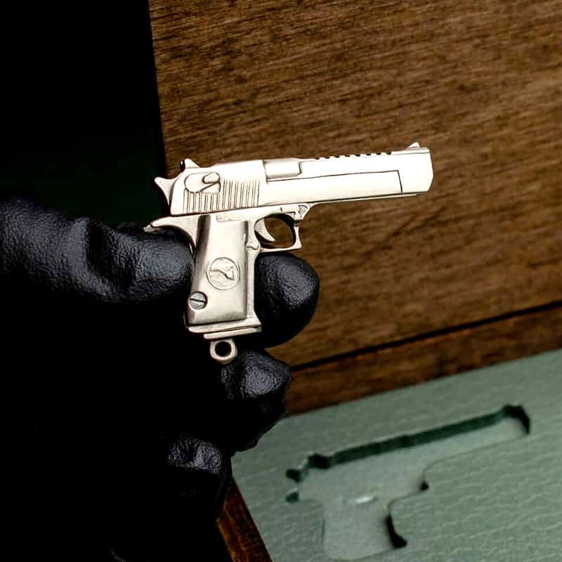 Desert Eagle (scale 1:6) Miniature Pistol Keychain