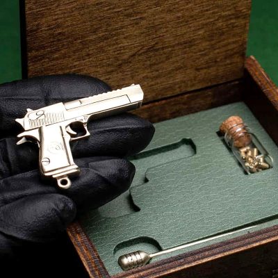 Desert Eagle (scale 1:6) Miniature Pistol Keychain