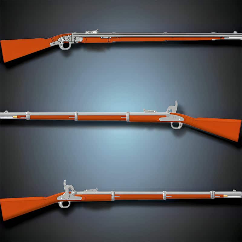 Enfield-1853-Musket-02.jpg British Enfield Pattern 1853 Rifled Musket