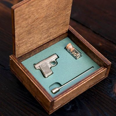 Tverdokhleb FN Baby Browning (scale 1:3) Miniature Gun Keychain