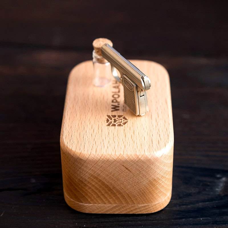 Tverdokhleb FN Baby Browning (scale 1:3) Miniature Gun Keychain