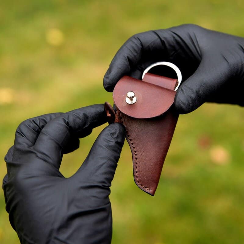 Leather Holster for a Miniature Gun