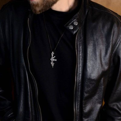 Rifle-HK416-Pendant-05.jpg Silver Jewelry Rifle Pendant HK416