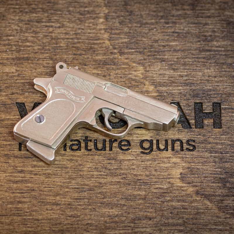Walther PPK (scale 1:4) Miniature Keychain Pistol