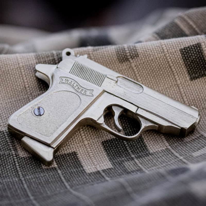 Walther PPK (scale 1:4) Miniature Keychain Pistol