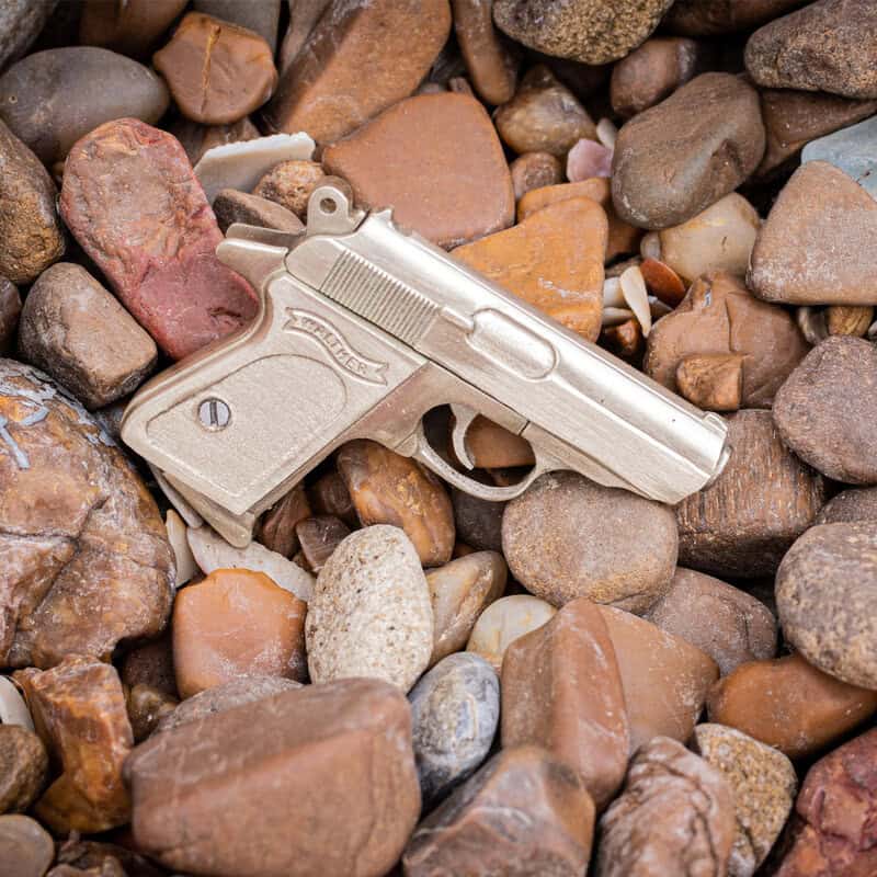 Walther PPK (scale 1:4) Miniature Keychain Pistol