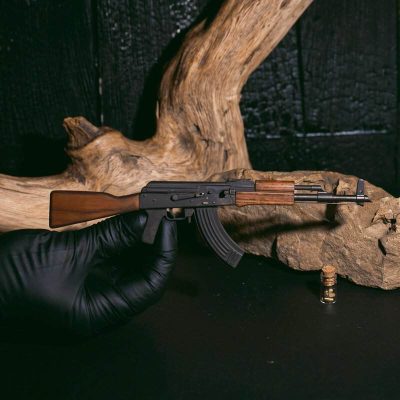 AK-47 with Wooden Parts (scale 1:5) Miniature Rifle