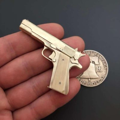 Colt 1911 (scale 1:4) Miniature Pistol Keychain